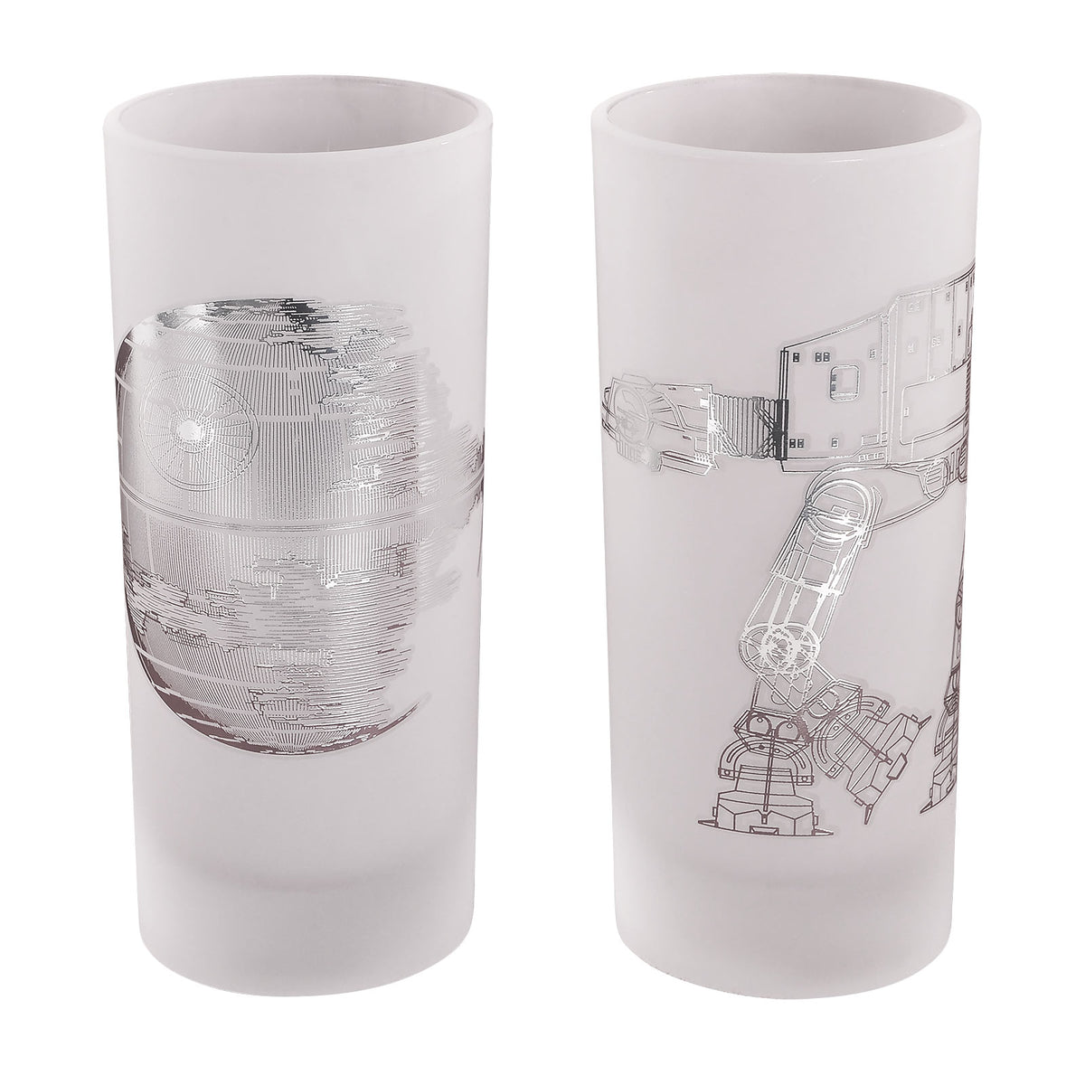 Imagen del producto Star Wars - Set de vasos de la Muerte Estelar y AT-AT Walker