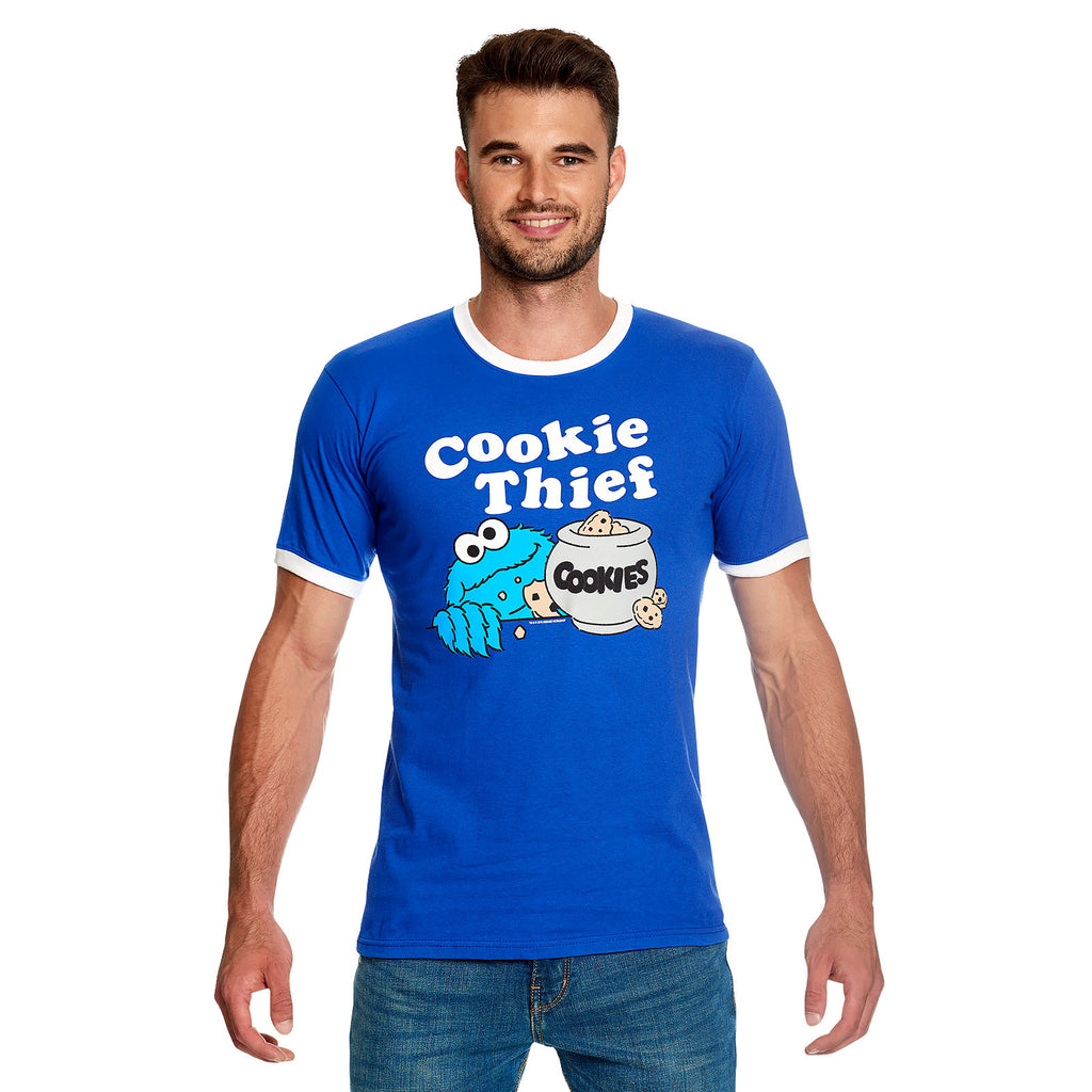 Imagen del producto Sesame Street - Camiseta azul Cookie Thief