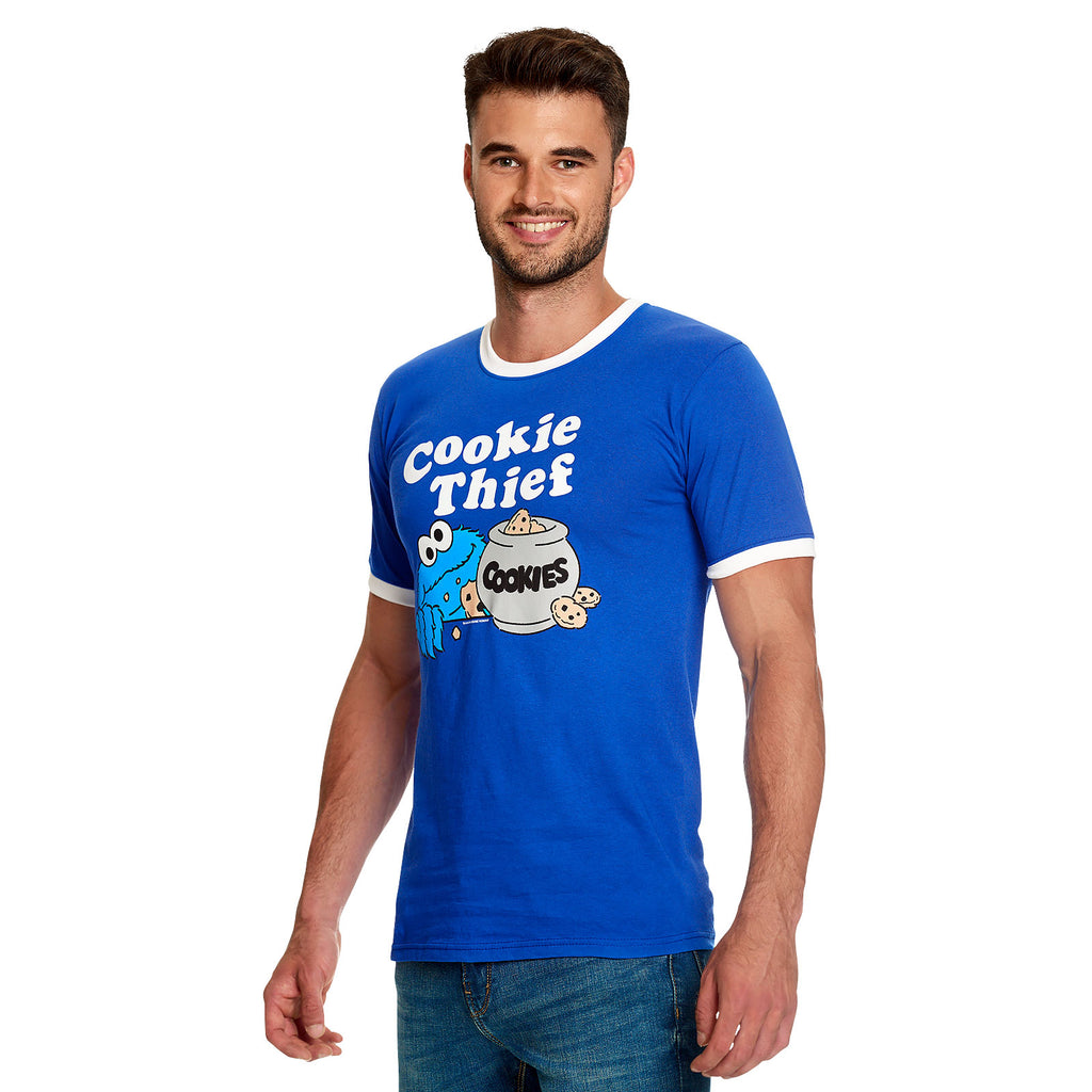 Imagen del producto Sesame Street - Camiseta azul Cookie Thief