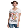 Imagen del producto Sausage Party - Camiseta para mujeres 'Hecho el uno para el otro' en blanco