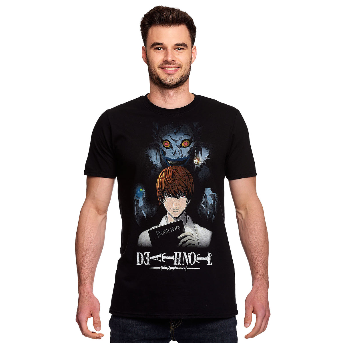 Imagen del producto Death Note - Camiseta negra de Ryuk & Kira
