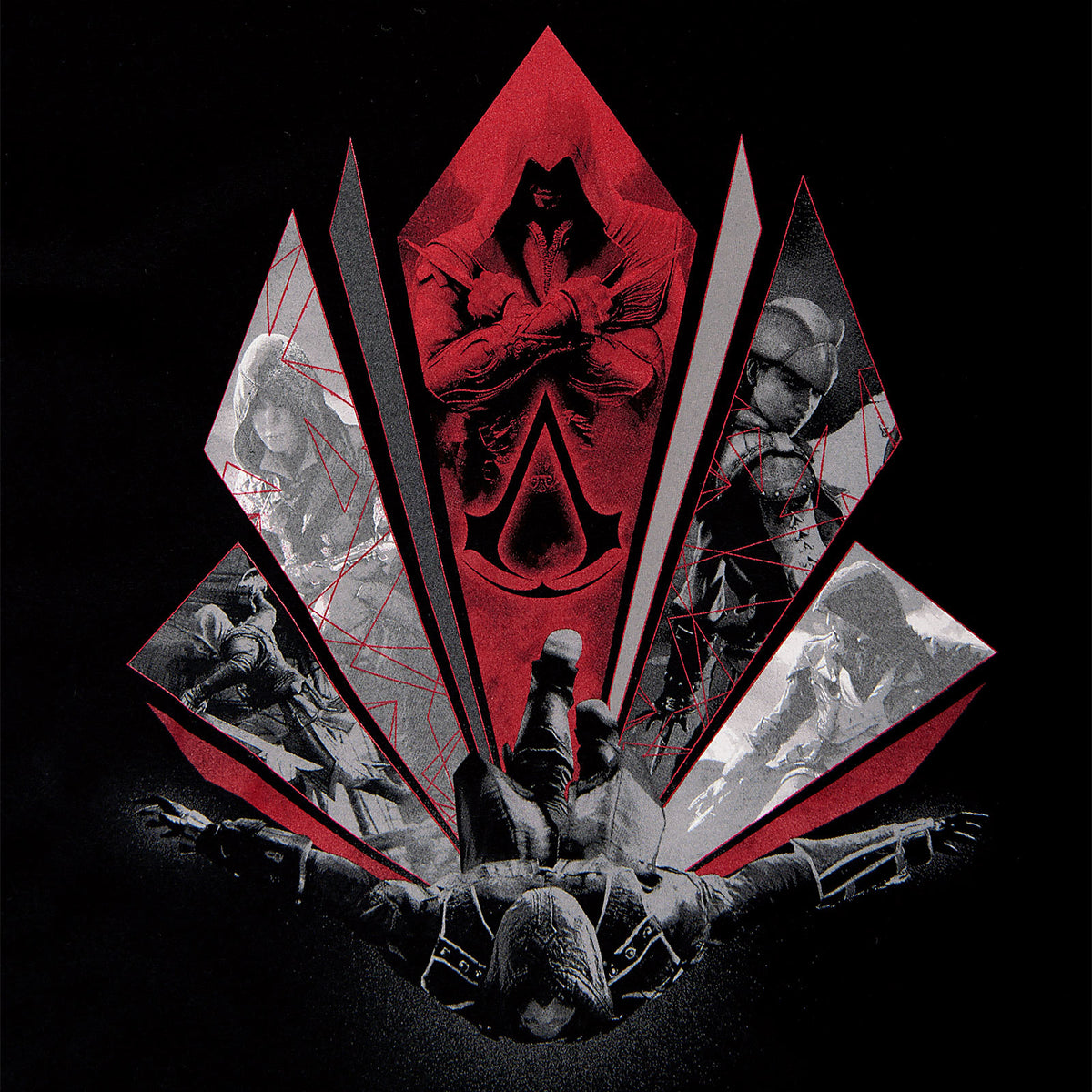 Imagen del producto Assassins Creed - Camiseta Eagle Dive negra