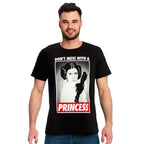 Imagen del producto Star Wars - Leia No Te Metas Con Una Princesa Camiseta negra