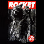 Imagen del producto Avengers - Camiseta negra de Rocket Raccoon