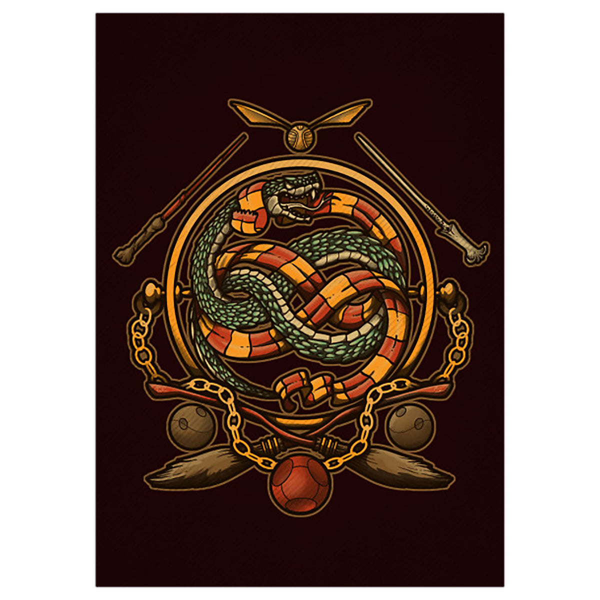 Imagen del producto Póster de metal Neverending Magic para fans de Harry Potter
