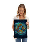 Imagen del producto Póster de metal Turn Time Twist Space para fans de Doctor Who