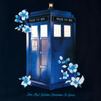 Imagen del producto Doctor Who - Camiseta floral Tardis para mujer azul
