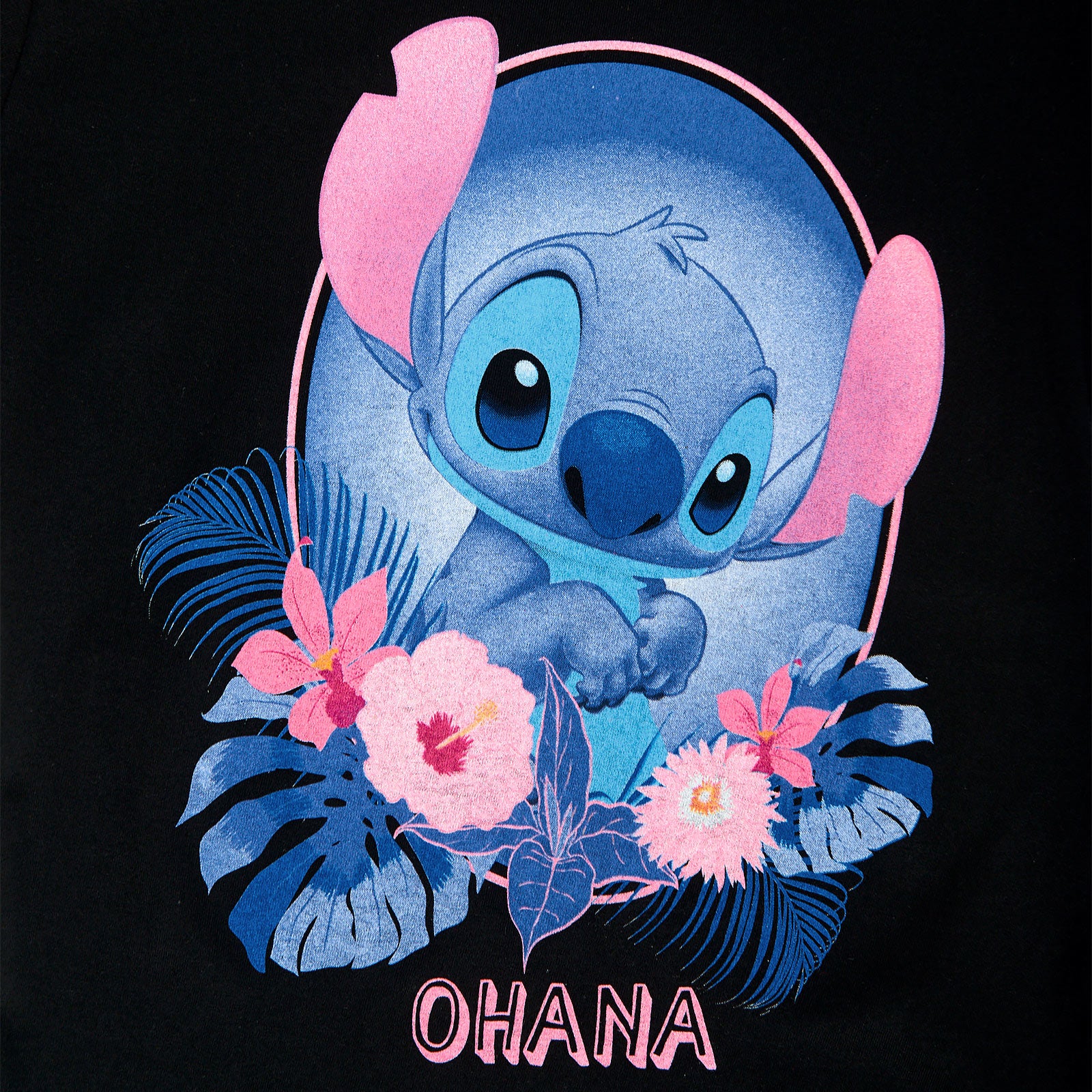 Imagen del producto Lilo & Stitch - Camiseta Ohana para mujer negra
