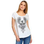 Imagen del producto Harry Potter - Camiseta de mujer Fénix blanca