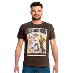 Imagen del producto Star Wars - Camiseta de los Droids de la Resistencia marrón