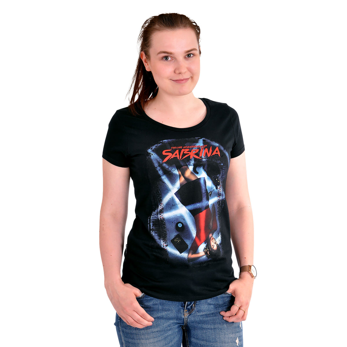 Imagen del producto Chilling Adventures of Sabrina - Camiseta de póster para mujer negra