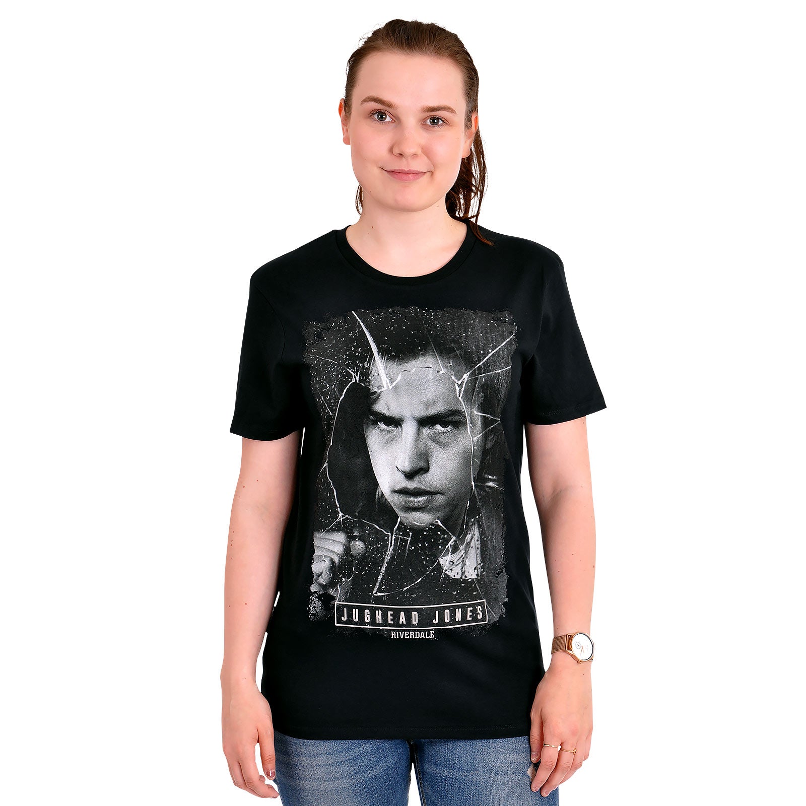 Imagen del producto Riverdale - Camiseta de cristal roto de Jughead Jones en negro