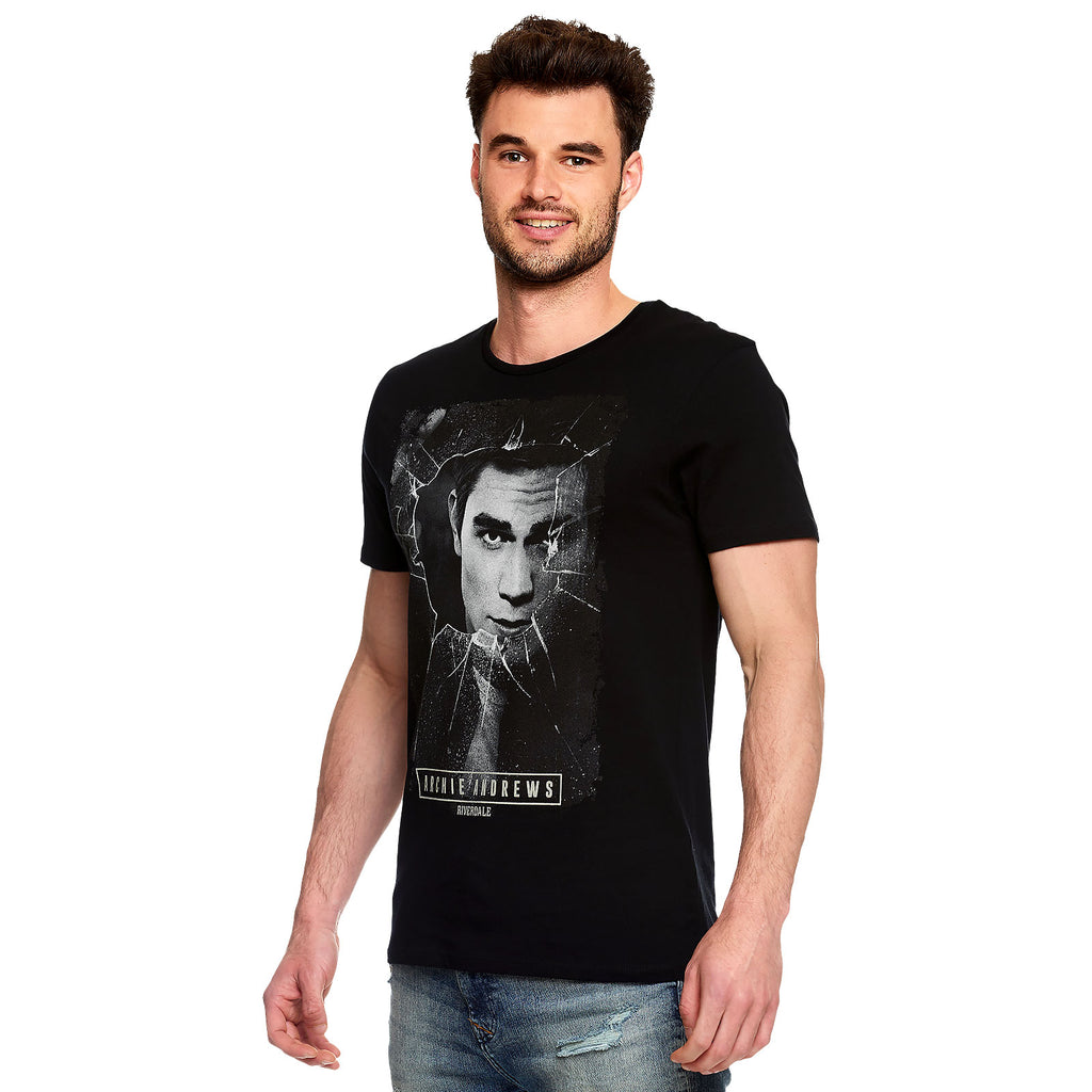 Imagen del producto Riverdale - Camiseta de cristal roto de Archie Andrews negra