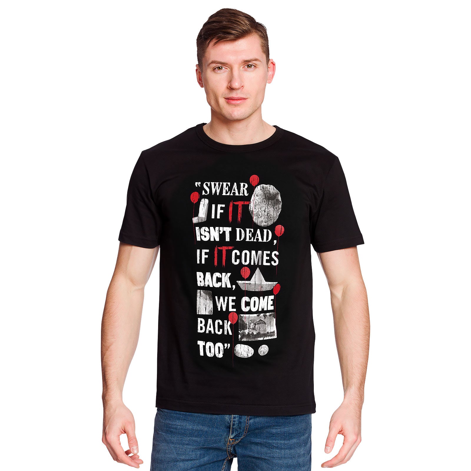 Imagen del producto Stephen King's IT - Camiseta negra de juramento de sangre