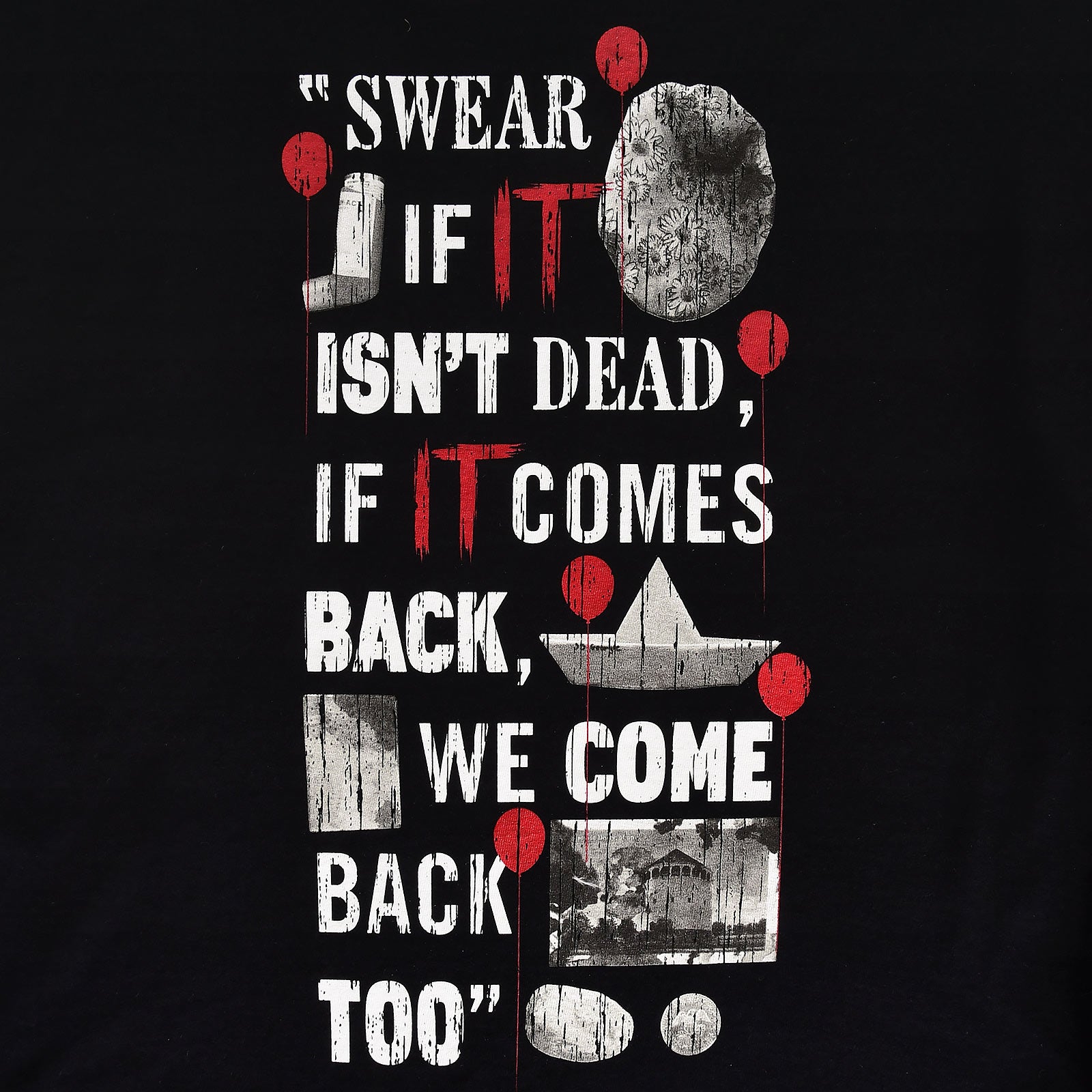 Imagen del producto Stephen King's IT - Camiseta negra de juramento de sangre