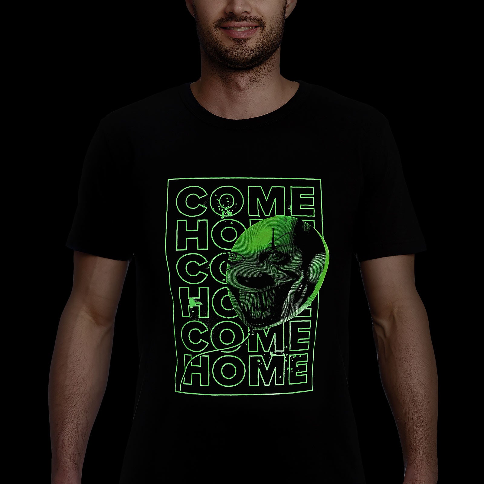 Imagen del producto Stephen Kings ES - Camiseta Come Home Glow in the Dark negra