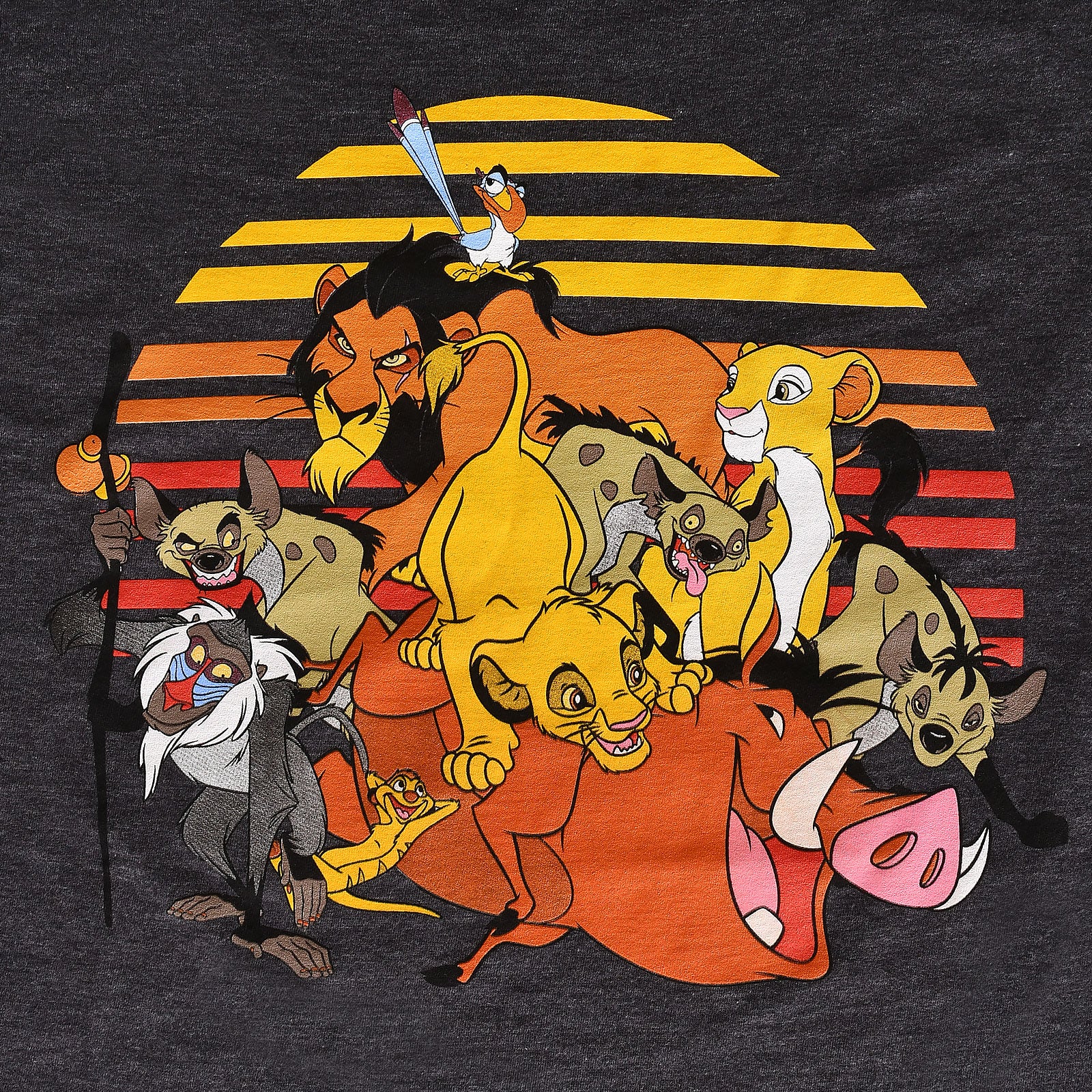 Imagen del producto El Rey León - Camiseta Good or Evil gris
