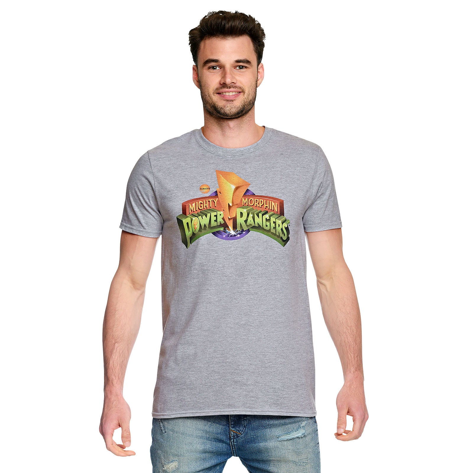 Imagen del producto Power Rangers - Camiseta con logo gris