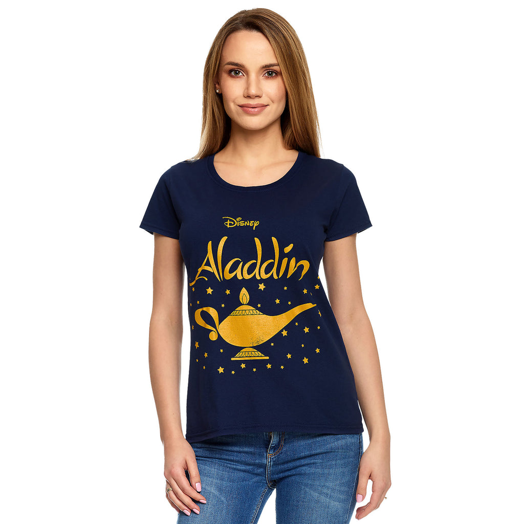 Imagen del producto Aladdin - Camiseta de mujer Lámpara Maravillosa azul