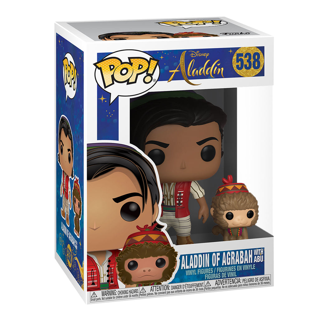 Imagen del producto Figura Funko Pop de Aladdin con Abu