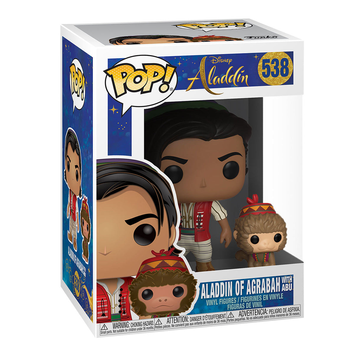 Imagen del producto Figura Funko Pop de Aladdin con Abu