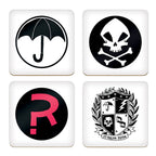 Imagen del producto The Umbrella Academy - Juego de 4 posavasos con símbolos