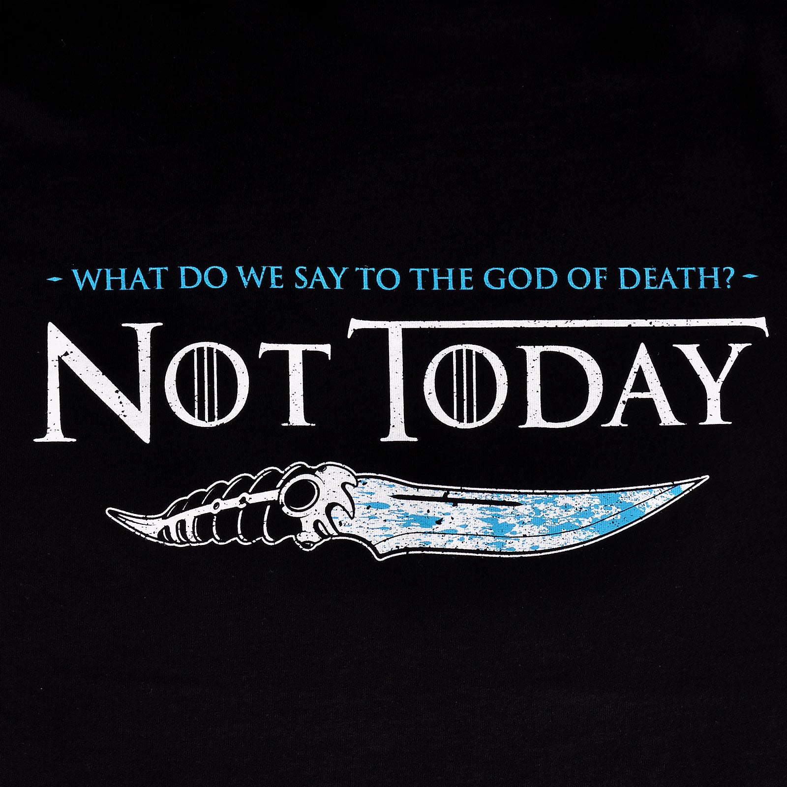 Imagen del producto Camiseta 'Not Today' para fans de Juego de Tronos, negro