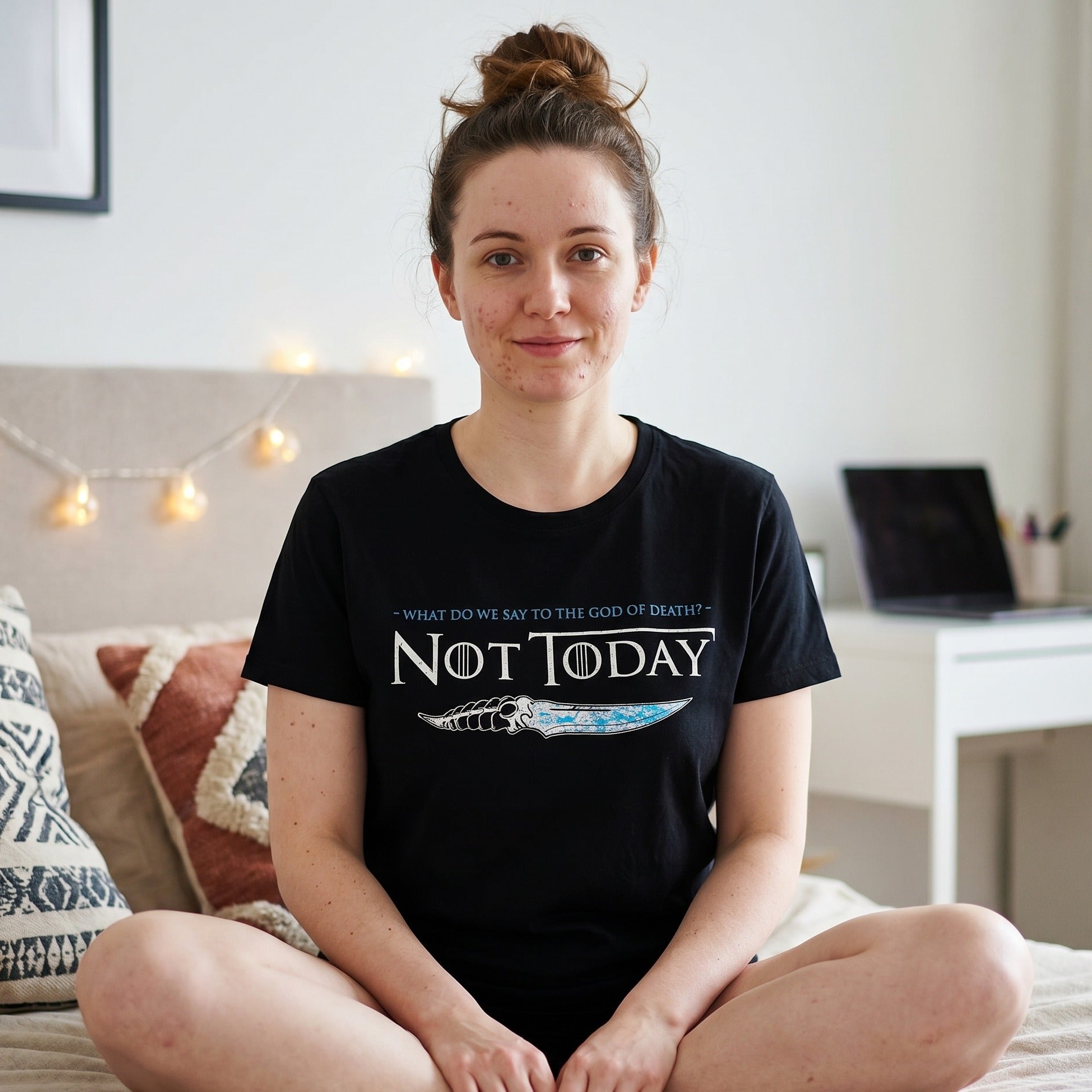 Imagen del producto Camiseta 'Not Today' para fans de Juego de Tronos, negro