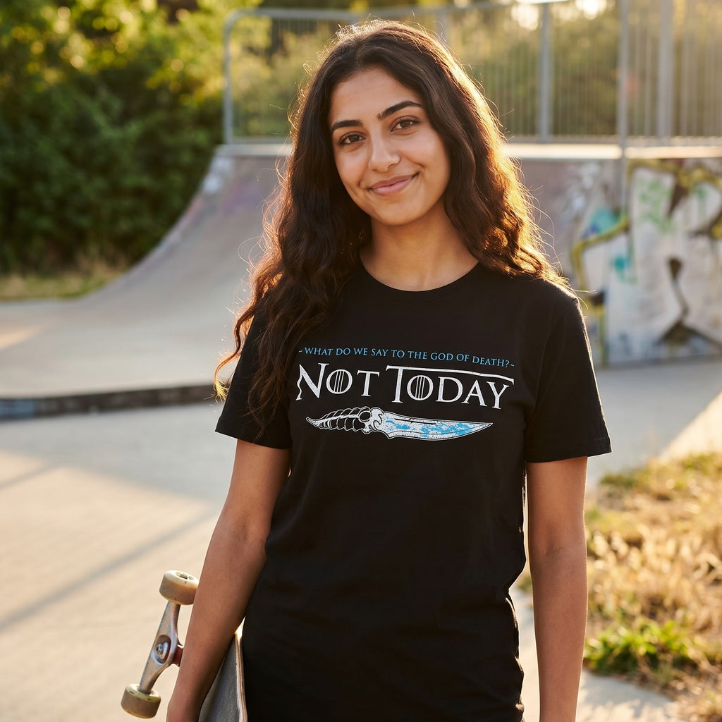 Imagen del producto Camiseta 'Not Today' para fans de Juego de Tronos, negro