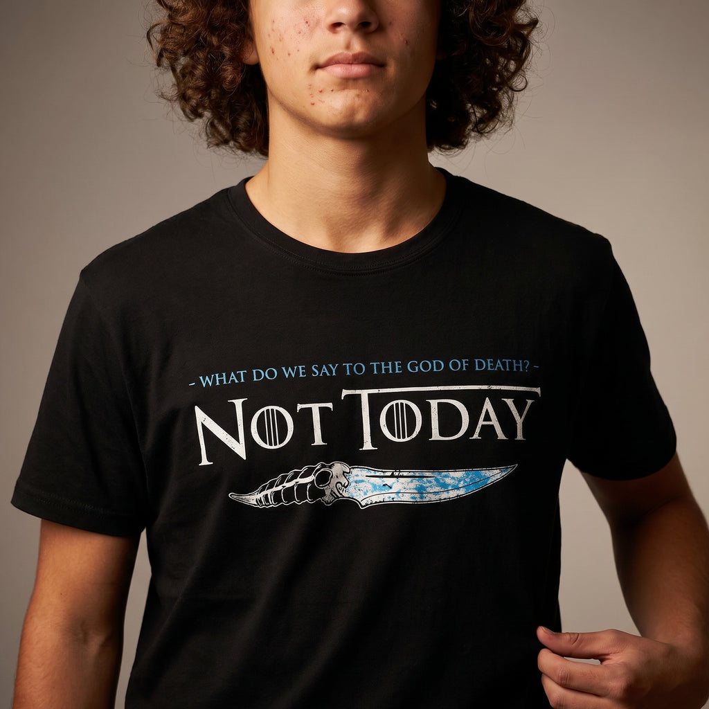Imagen del producto Camiseta 'Not Today' para fans de Juego de Tronos, negro