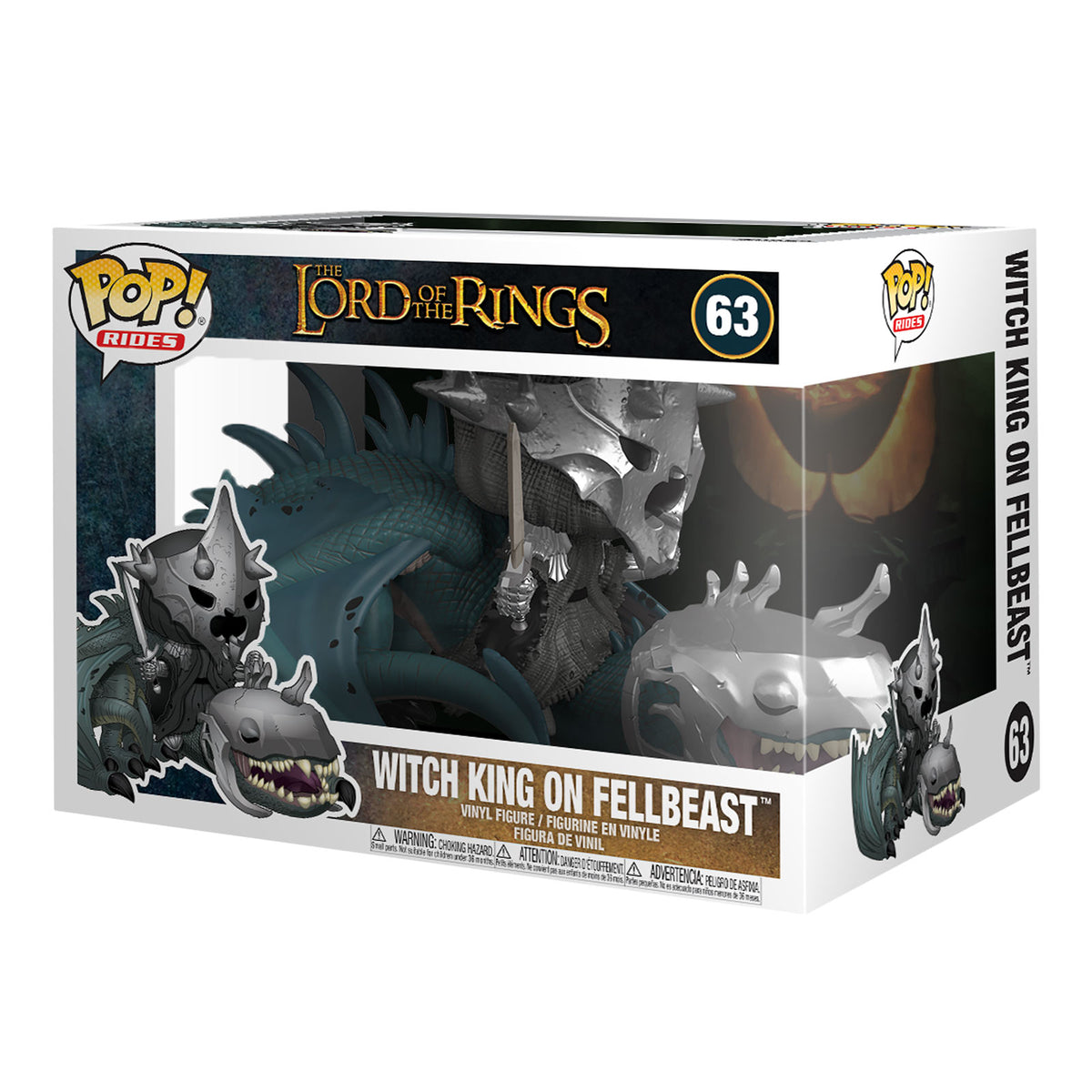 Imagen del producto El Señor de los Anillos - Rey Brujo en criatura alada Figura Funko Pop