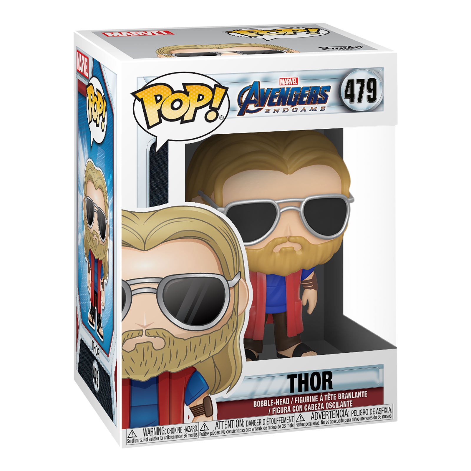 Imagen del producto Avengers - Thor con gafas de sol Endgame Funko Pop Figura de cabeza oscilante