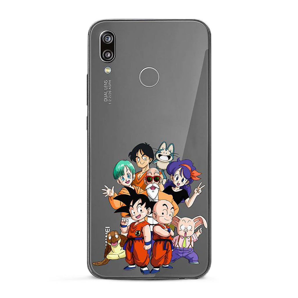 Imagen del producto Dragon Ball - Carcasa de silicona transparente para Huawei P20 Lite con personajes