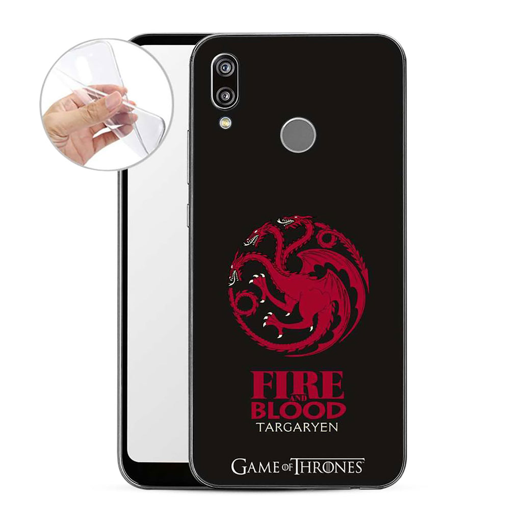 Product image Game of Thrones - Targaryen Crest Huawei P20 Lite Phone Case Silicone Black