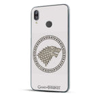 Imagen del producto Juego de Tronos - Escudo Stark Huawei P20 Lite Funda de teléfono de silicona blanca