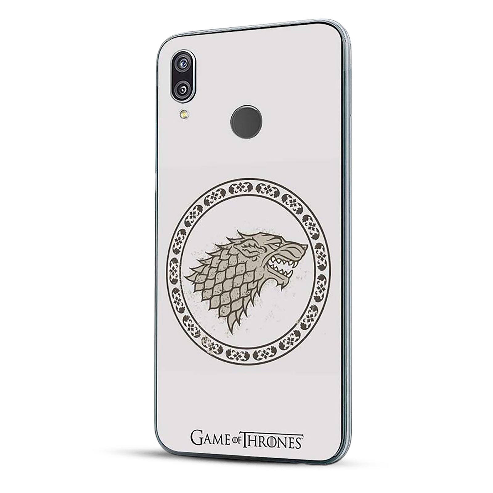 Imagen del producto Juego de Tronos - Escudo Stark Huawei P20 Lite Funda de teléfono de silicona blanca
