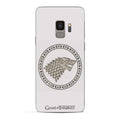 Imagen del producto Game of Thrones - Funda de silicona blanca para Samsung Galaxy S9 con el escudo de Stark