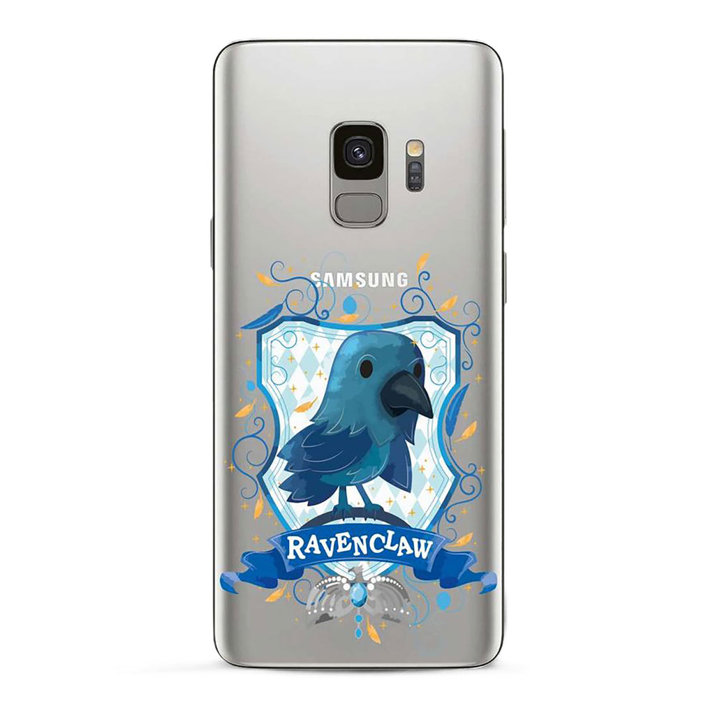 Imagen del producto Harry Potter - Mágica funda de silicona transparente para Samsung Galaxy S9 de Ravenclaw