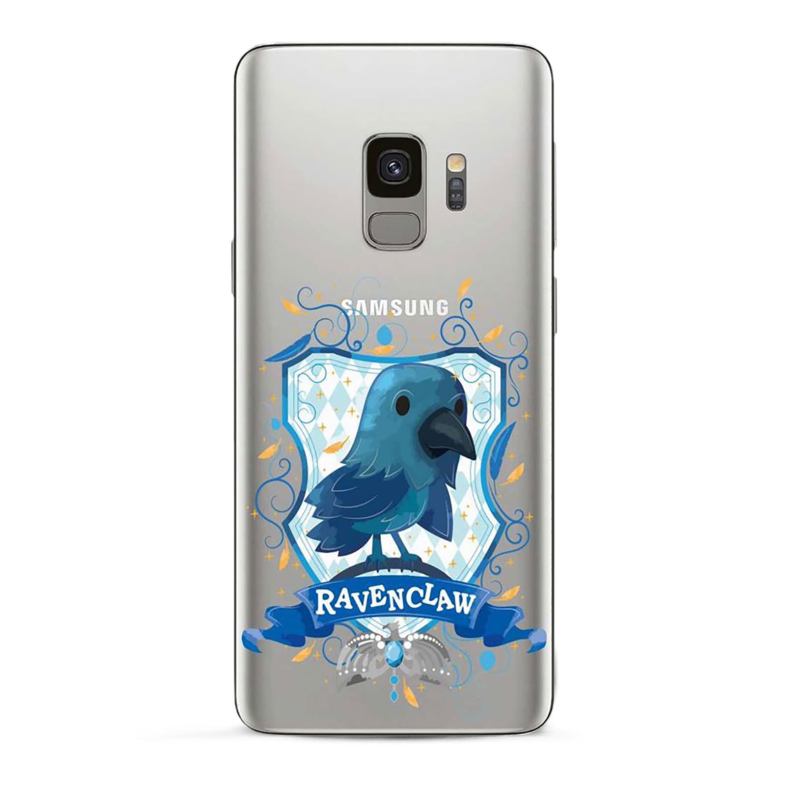 Imagen del producto Harry Potter - Mágica funda de silicona transparente para Samsung Galaxy S9 de Ravenclaw