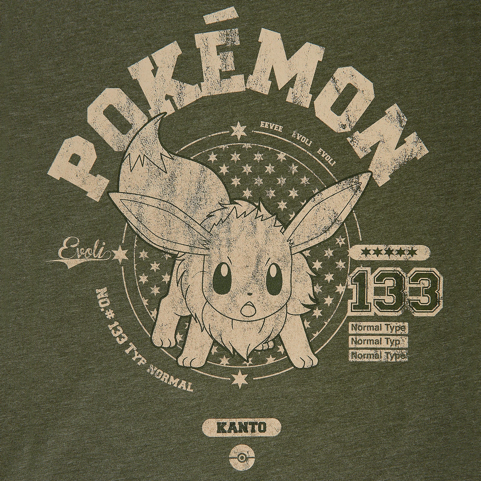 Imagen del producto Pokemon - Camiseta Evoli verde