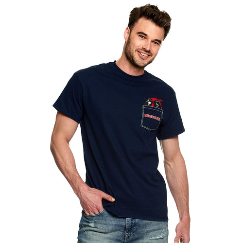 Imagen del producto Deadpool - Camiseta de bolsillo azul