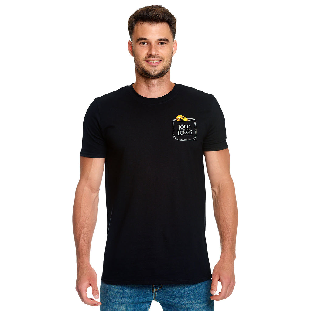 Imagen del producto El Señor de los Anillos - Camiseta de bolsillo El Unico Anillo negro