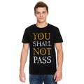 Imagen del producto El Señor de los Anillos - No pasarás camiseta negra