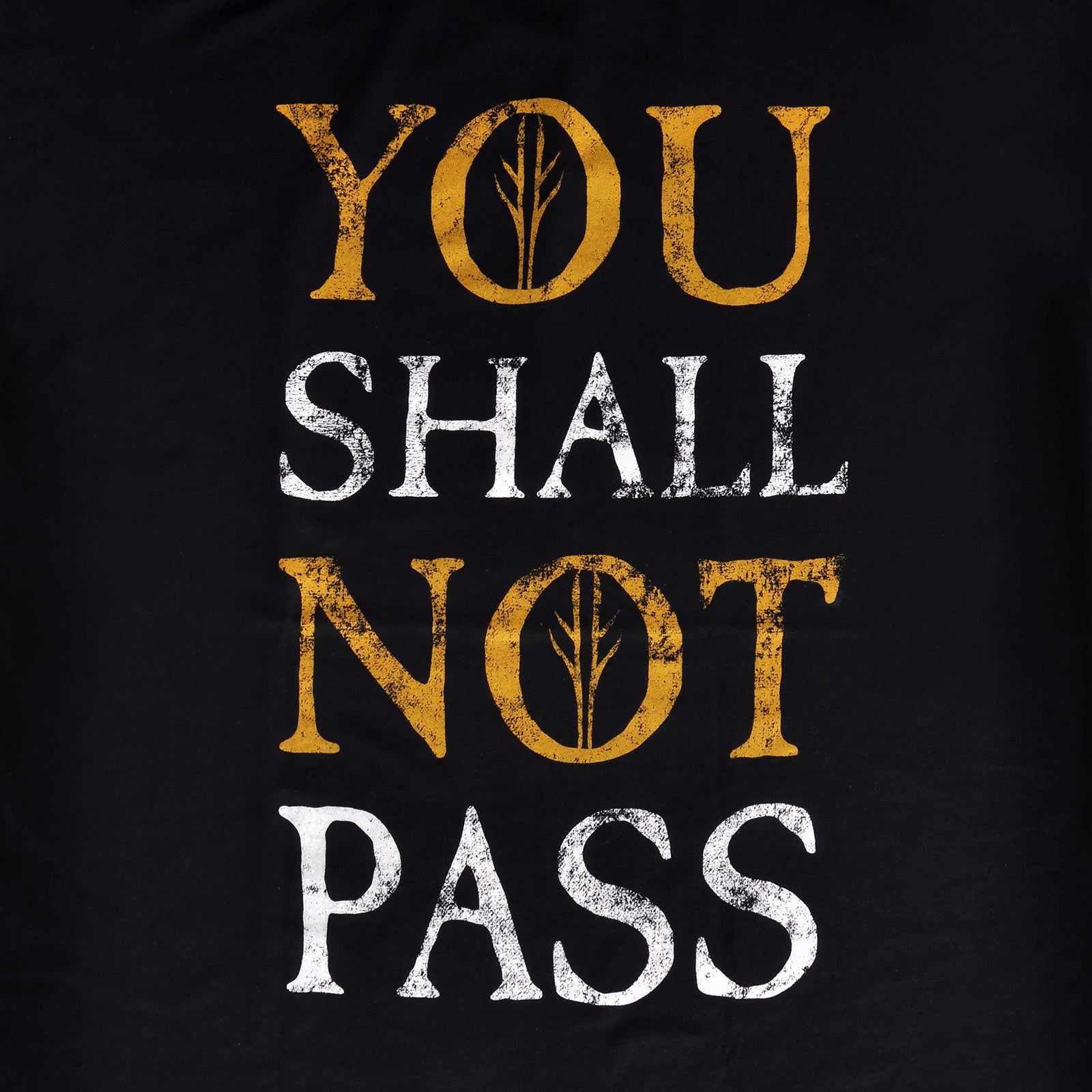 Imagen del producto El Señor de los Anillos - No pasarás camiseta negra