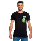 Imagen del producto Rick y Morty - Camiseta Tiny Pocket Rick negra