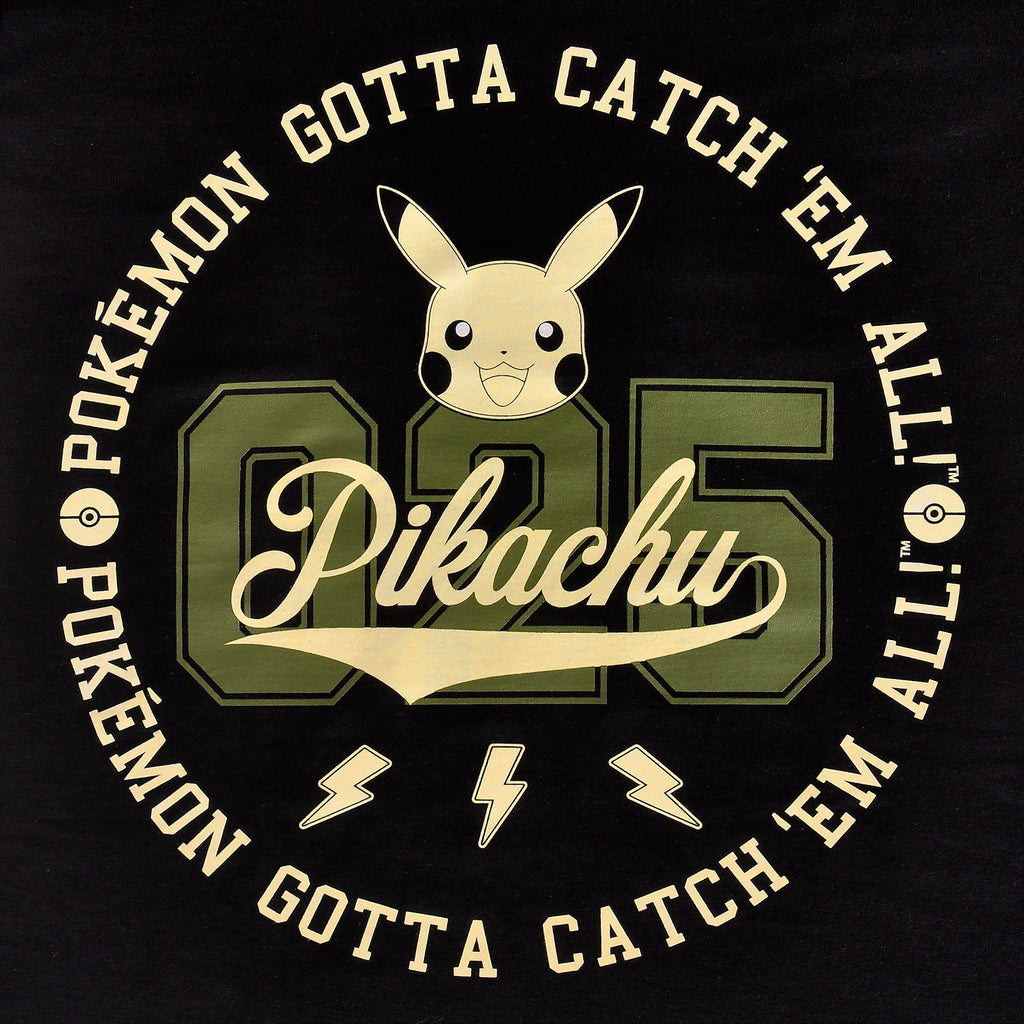 Imagen del producto Pokemon - Camiseta Pikachu No. 025 negra