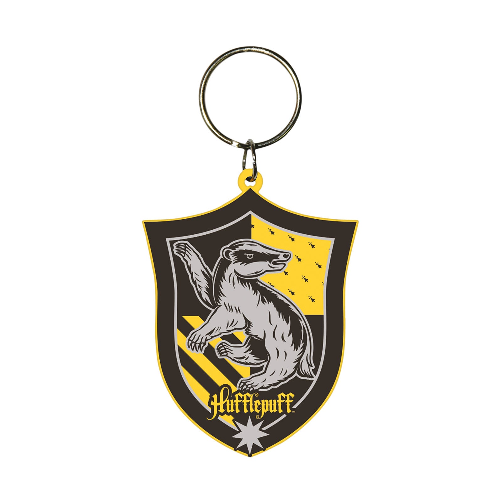 Imagen del producto Llavero del escudo de Hufflepuff - Harry Potter