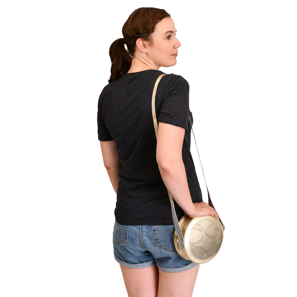 Imagen del producto Harry Potter - Bolso Bandolera de Mujer Snitch Dorada