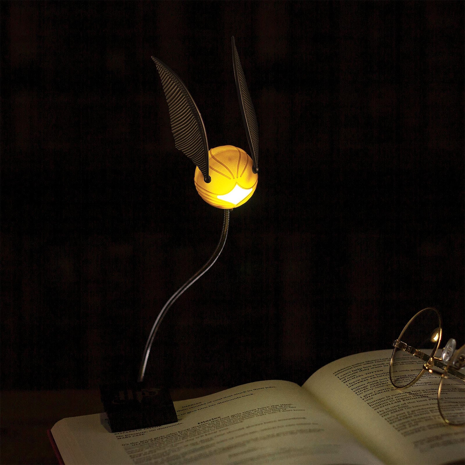 Imagen del producto Harry Potter - Lámpara LED de pinza de Snitch dorada