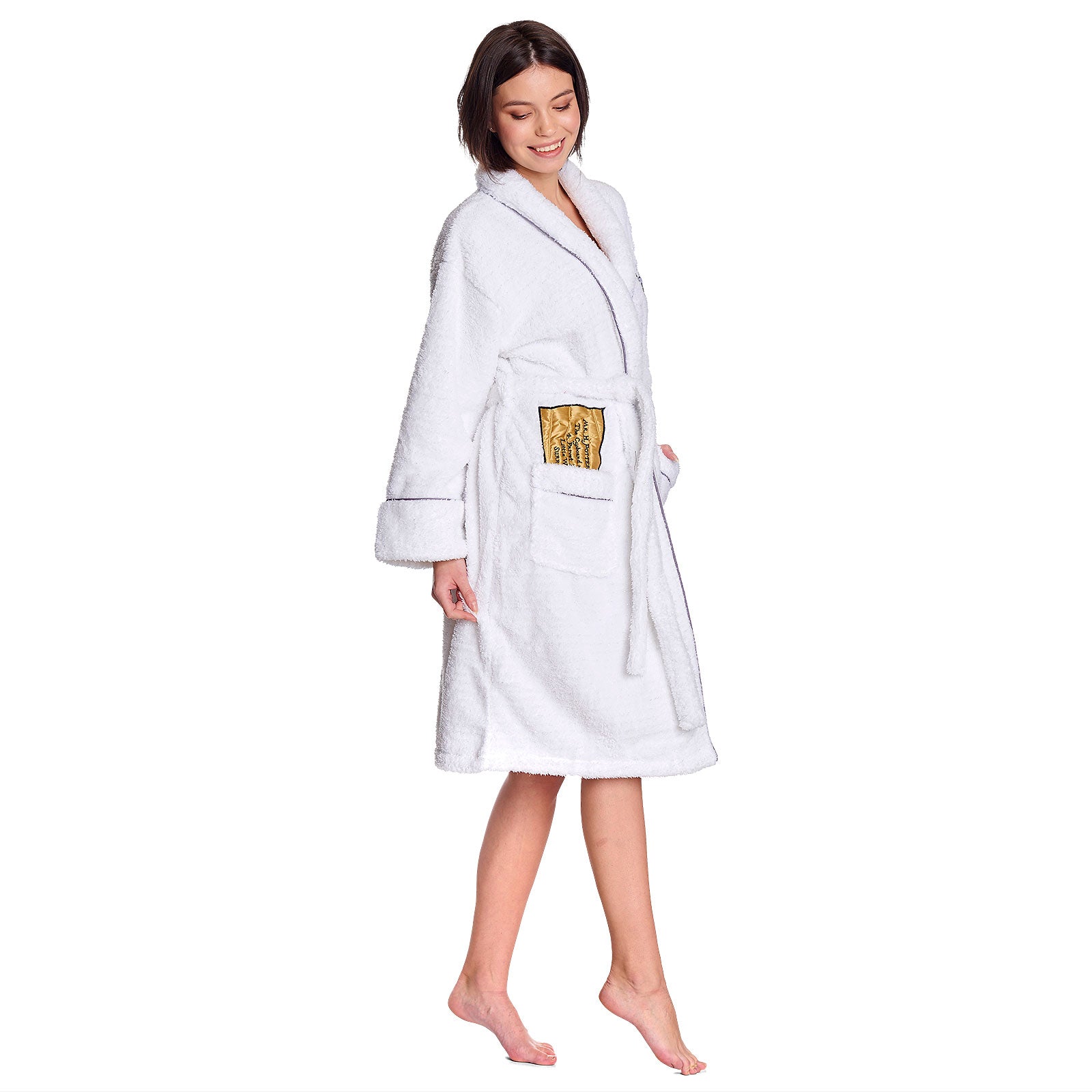 Imagen del producto Harry Potter - Bata de baño de lentejuelas Hedwig para mujer